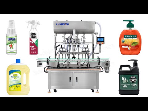 Automatic Liquid Soap Shampoo Detergent Liquid Filling Machine