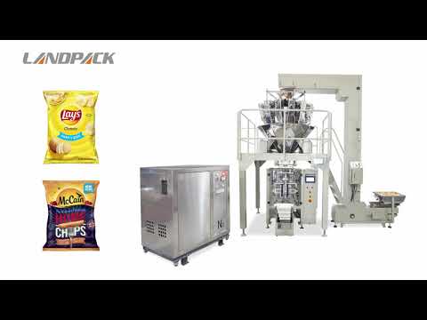 Landpack Ld-420A Banana Potato Chips Packer Packaging Packing Machine