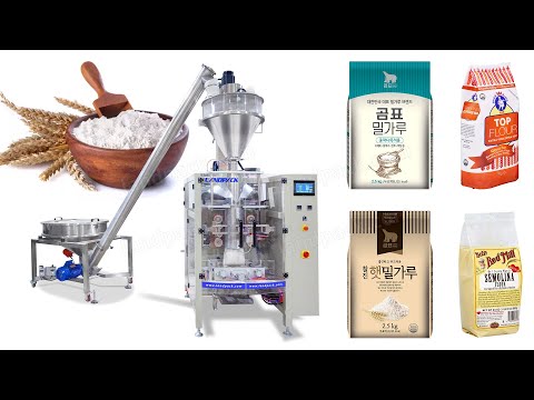 Automatic 50g-5kg Flour Powder Vertical Packing Machine