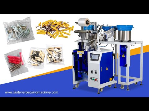 Small Business Nut Bolt Screw Hardware Vibration Plate Counting Packing Machine