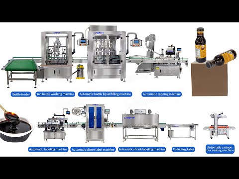 High Precision Peanut Butter Jam Filling Capping Labeling Machine