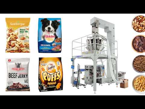 Automatic Cashew Nuts Packing Machine With Metal Detector And Laser Coder