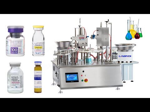 Tabletop Vial Filling And Capping Machine For Pharma Drug