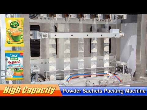 Automatic 4 Side Seal Sachet Packing Machine Milk Powder Packing Machine
