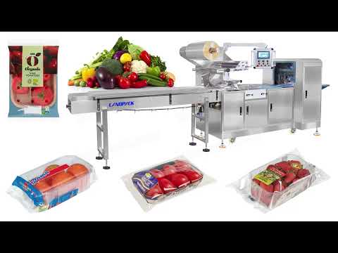 Automatic Horizontal Pillow Flow Vegetable Fruit Packaging Machine