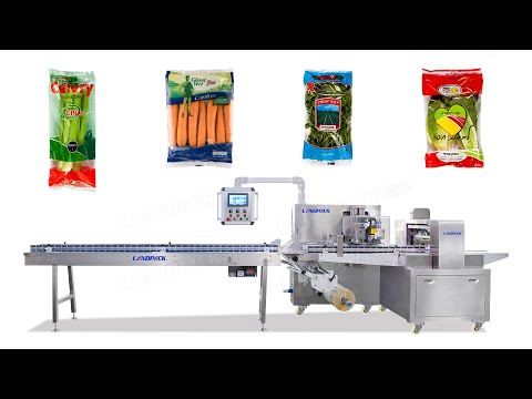Fresh Vegetables & Fruits Pillow Flowpack Packing Machine | High-Speed Packing