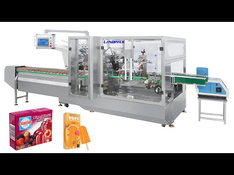 Automatic Horizontal Side Load Cartoner 20-60 Cartons/Min