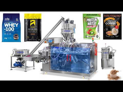 Automatic Horizontal Premade Zipper Bag Protein Powder Doypack Powder Packing Machine