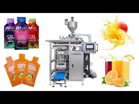 Automatic Juice Shaped Pouch Packing Machine | Multi Track Packaging Machine