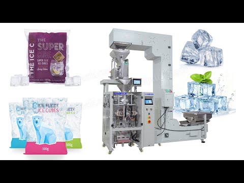 Automatic Ice Cube Vertical Pouch Weighing Packaging Machine