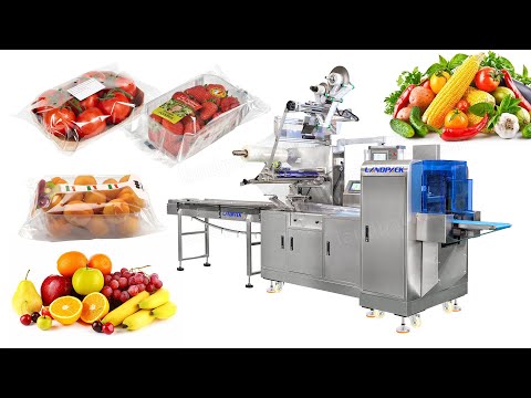 Automatic Reciprocating Vegetable and Fruit Flow Wrapping Machine