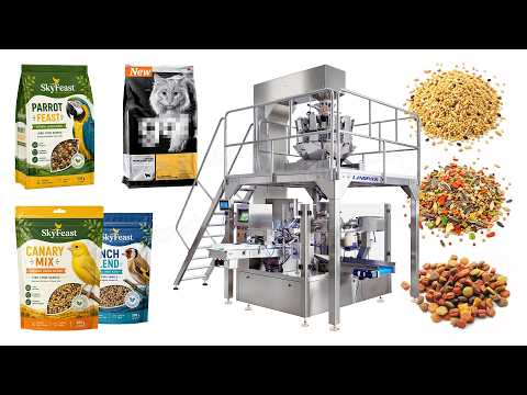 Automatic Roasted Coffee Beans Rotary Doypack Packing Machine with 14-Head Weigher