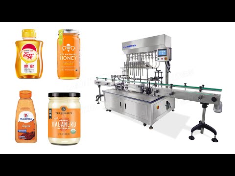 Automatic 10 Heads Plastic Bottle Ghee Filling Machine