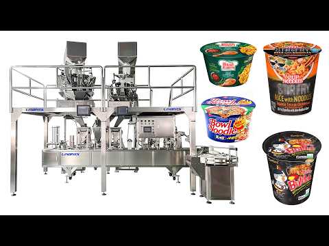 Automatic Instant Noodles Cup Filling and Sealing Machine