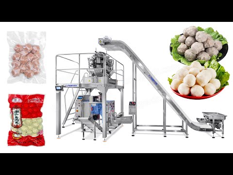 Multi Function Fish Balls Meatballs Vacuum Retort Pouch Mini Doypack Packing Machine